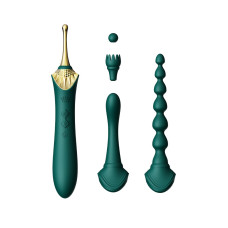 Zalo - Bess 2 - Klitorisstimulator med flere hoder - Grønn 